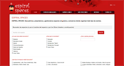 Desktop Screenshot of espiralspaces.com