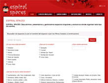 Tablet Screenshot of espiralspaces.com
